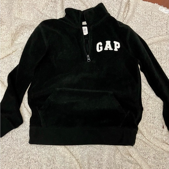 GAP Black Fleece Quarter-Zip Sweatshirt - Picture 1 of 2